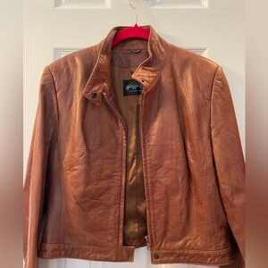 Morris Kay and Sons leather jacket size M